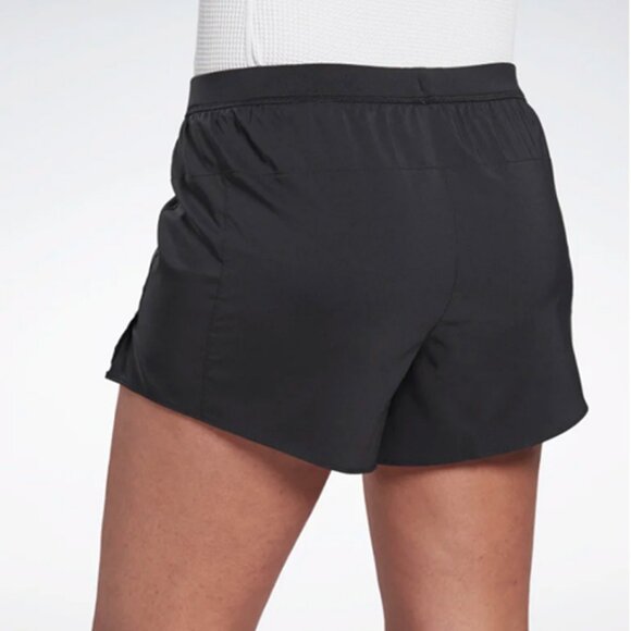 Reebok Running Shorts Outdoors Athletic Gym Black Lightweight Large Jogging NEW - Picture 2 of 12